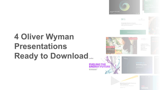 4 Oliver Wyman Presentations Ready to Download (for free)