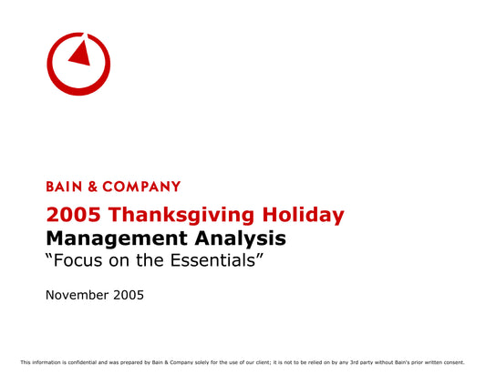 Bain Presentation: Professional Services (Free PDF Download)